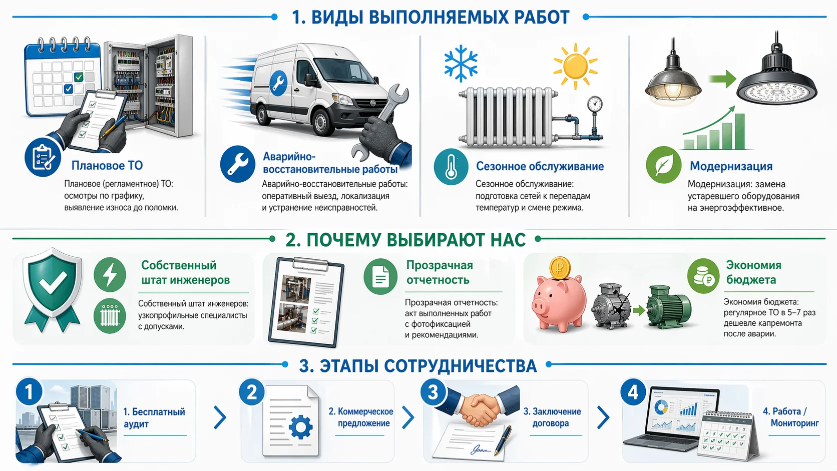 Техническое обслуживание инженерных систем
